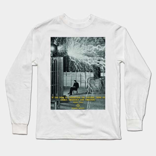 Tesla Long Sleeve T-Shirt by Telesto Society